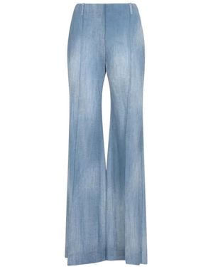 Ermanno Scervino Flared Pants - Blue