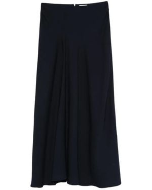 P.A.R.O.S.H. Front-Slit Maxi Skirt - Black