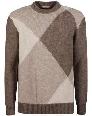 Ballantyne Pullover Mit Argyle-Intarsie - Braun