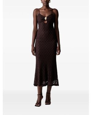 Bardot Abito Midi Karla Con Dettaglio Cut-Out - Nero