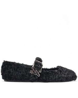 Casadei Valsenales Ballet Flats - Black