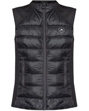 adidas By Stella McCartney キルティングパネル ベスト - ブラック