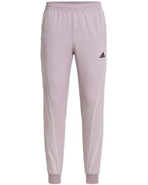 adidas Logo-Detail Panelled Track Trousers - Grey