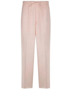 Umit Benan Pantalon Julian Paradiso En Soie - Rose