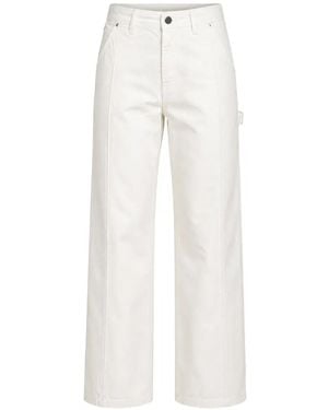 Yigal Azrouël Belted Fisherman Jeans - White