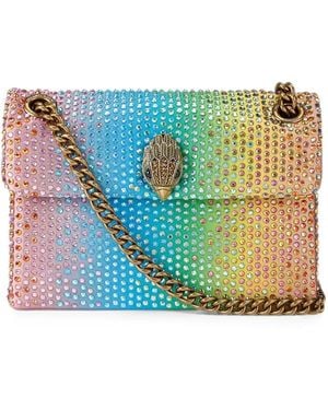 Kurt Geiger Borsa A Tracolla Con Cristalli - Blu
