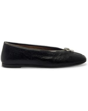 Giuseppe Zanotti Oraine フラットパンプス - ブラック