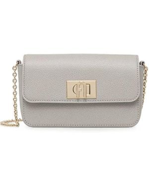 Furla Mini 1927 Crossbody Bag - Grey