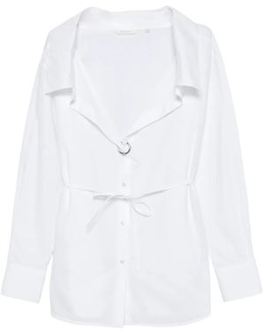 Xacus Camisa Zelda Con Cinturón - Blanco