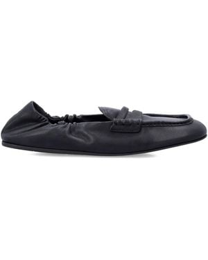 Miu Miu Elastic-Panel Loafers - Blue