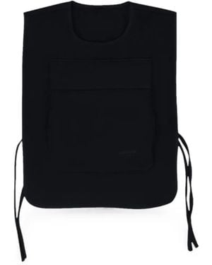 4SDESIGNS Nos Side-Tie Vest - Black