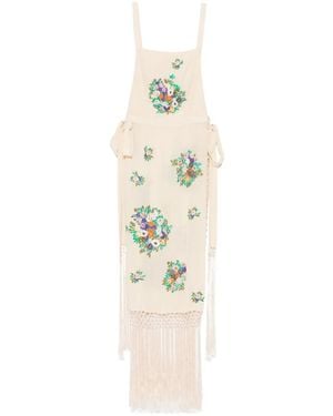 Bode Abito Flower Language - Bianco