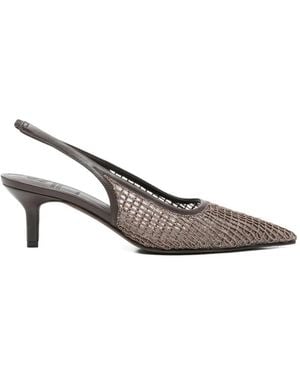 Brunello Cucinelli Monili-Embellished Pumps - White