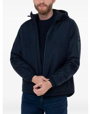 Tommy Hilfiger Zip-Up Hooded Jacket - Blue
