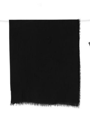 Twinset Frayed Scarf - Black