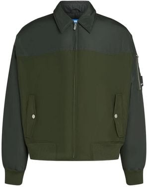 Karl Lagerfeld Gefütterte Bomberjacke - Grün