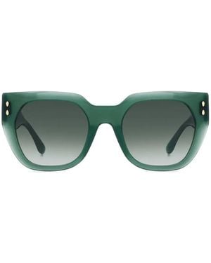 Isabel Marant Square-Frame Sunglasses - Green