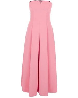 Alberta Ferretti スパンコール ビスチェドレス - ピンク