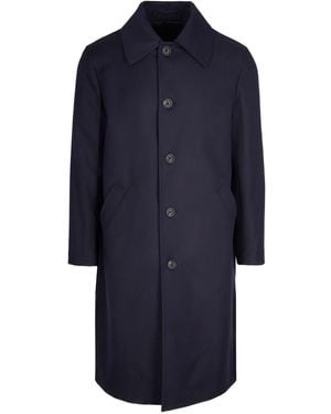 L.B.M. 1911 Buttoned Coat - Blue