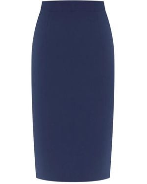 Alberta Ferretti Pencil Skirt - Blue
