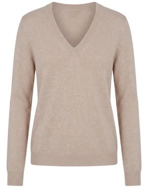 Jenni Kayne Flynn V-Neck Sweater - Natural