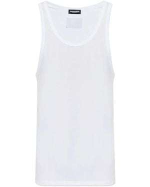 DSquared² Logo-patch Vest - ホワイト