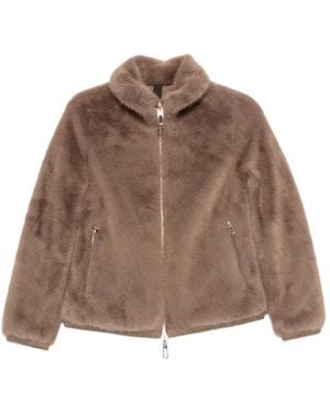 DUNO Manila Faux-Fur Jacket - Brown