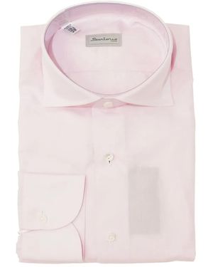 Sartorio Napoli Klassisches Hemd - Pink