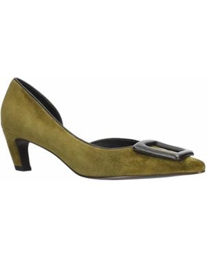 Bibi Lou Bonnie Suede Pumps - Green