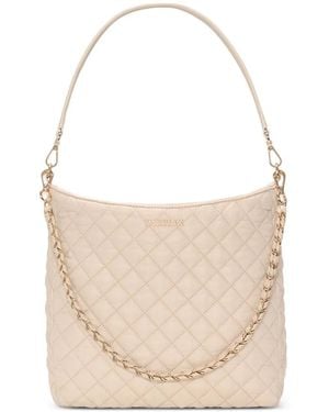 MZ Wallace Buff Quilted Shoulder Bag - White