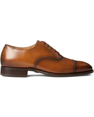 Ralph Lauren Cap-Toe Oxford Shoes - Brown