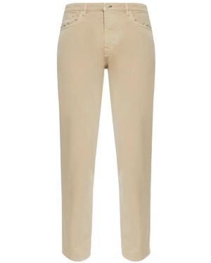 Paul Smith Logo-Patch Trousers - Natural