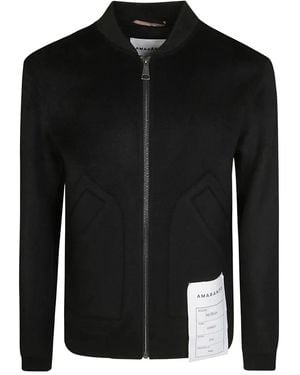 Amaranto Cashmere-Blend Jacket - Black