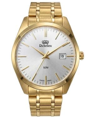 Richelieu Swiss Classic 42Mm Watch - Metallic