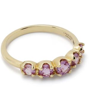 Jennifer Meyer 18Kt Geelgouden Ring - Wit