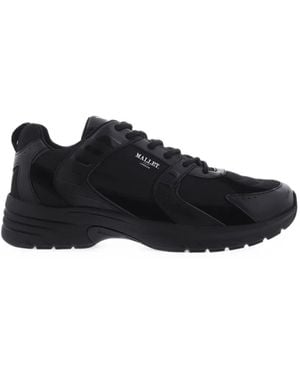 Mallet Holloway Panelled Low-Top Trainers - Black