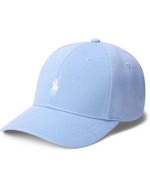 Ralph Lauren Gorra con bordado de poni - Azul