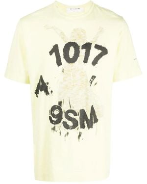 1017 ALYX 9SM ロゴ Tシャツ - ナチュラル