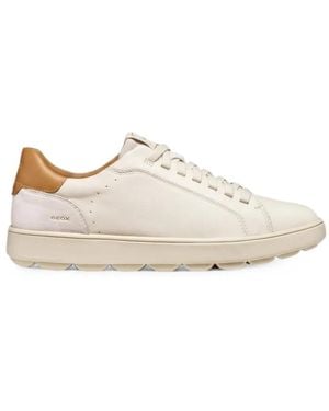Geox Spherica Ecub-1 Lace-Up Trainers - White