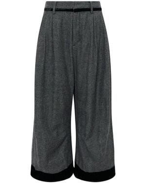 Renli Su Pantalones Rectos Leni - Gris