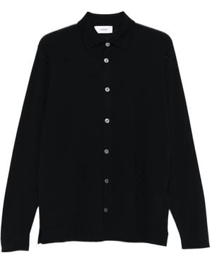 Lardini Klassisches Hemd - Schwarz