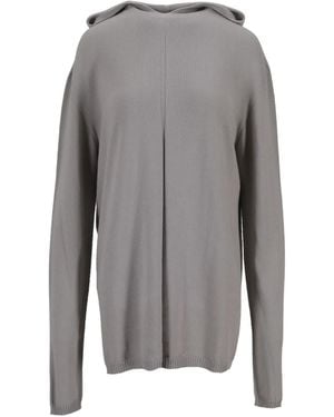 Rick Owens Hoodie À Manches Longues - Gris
