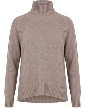 Dondup Ribbed-Knit Roll-Neck Sweater - Gray