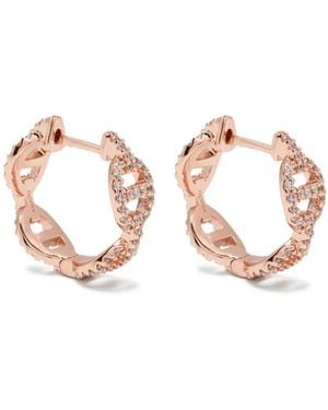 Apm Monaco Maille Marine Hoop Earrings - Pink