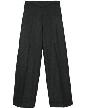 D.exterior High-Waist Palazzo Pants - Gray