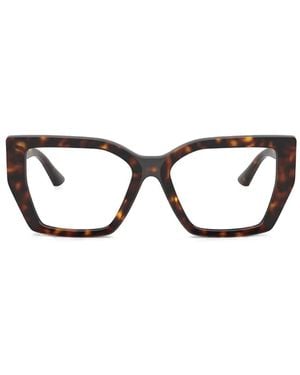 Jimmy Choo Geometric-Frame Glasses - Black