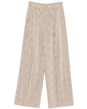 Giorgio Armani Textured Trousers - White
