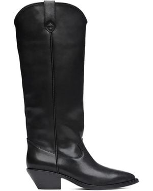Ash Dolly Western Boots - Black