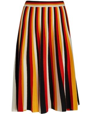 Chloé ストライプ スカート - オレンジ