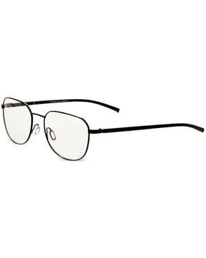 Porsche Design Geometric-Frame Glasses - White